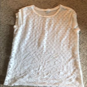 Cute lace embellished top